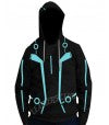 TRON LEGACY SAM FLYNN BLACK HOODED JACKET
