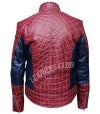 THE AMAZING SPIDER MAN 2 SLIMFIT LEATHER JACKET