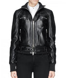 Super Bizco Women Bomber Leather Jackets