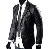 Super Blackfit Men Leather Coats