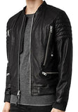 Super Blaster Men Bomber Leather Jackets