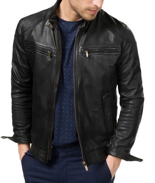 Men Biker Leather Jackets: Bluster