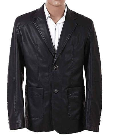 Super Finto Men Leather Blazers