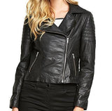 Super Minsy Women Biker Leather Jackets