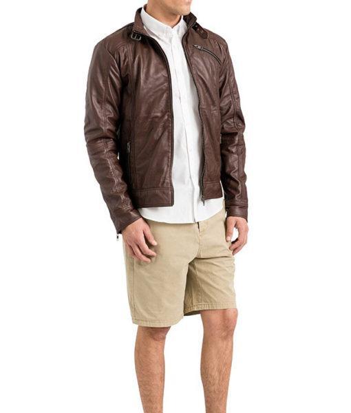 Men Biker Leather Jackets: Yern