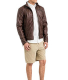 Men Biker Leather Jackets: Yern