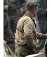 HOLLYWOOD STAR BRAD PITT FILM 'FURY' BOMBER JACKET