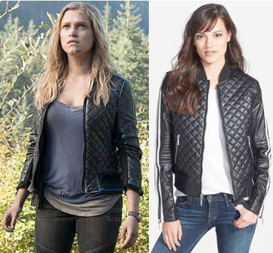 Super Leather Jacket For Natalie De Souza