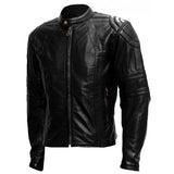 Men's Super Soft Black Sheep Leather Jacket