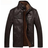 Mountainskin Leather Jacket Men