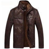 Mountainskin Leather Jacket Men