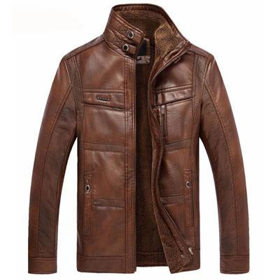 Mountainskin Leather Jacket Men