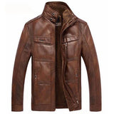 Mountainskin Leather Jacket Men