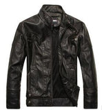 jaqueta de couro masculina Bomber leather jacket