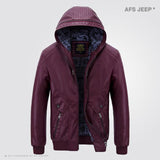 Autumn PU Leather Jackets Men ize