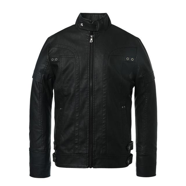 Motorcycle  Men Autumn Winter Leather Jackets