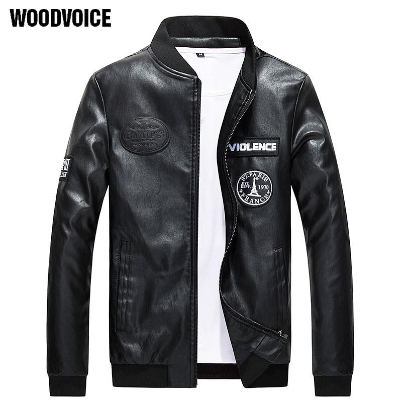 Casual Mens Factory Men's Leather Jacket