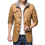 Mountainskin Winter Men's Leather Jackets