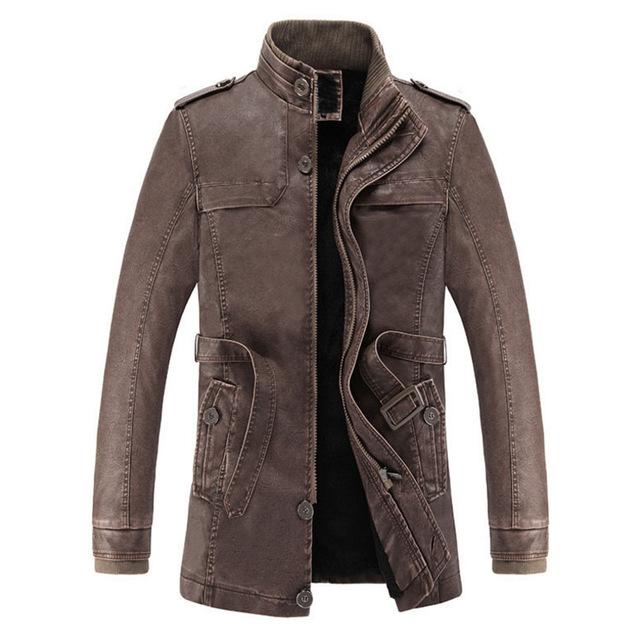 washed Leather Motorcycle Biker Jackets