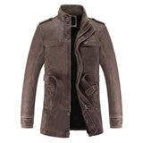 washed Leather Motorcycle Biker Jackets
