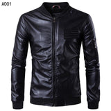 Motorcycle Leather Jacket Men