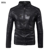 Motorcycle Leather Jacket Men
