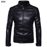 Motorcycle Leather Jacket Men