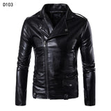 Motorcycle Leather Jacket Men