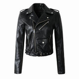 Wine Red Faux Leather Jackets