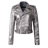Wine Red Faux Leather Jackets