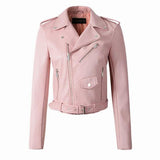 Wine Red Faux Leather Jackets