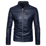 High Quality Men's Autumn Winter PU Leather Jacket