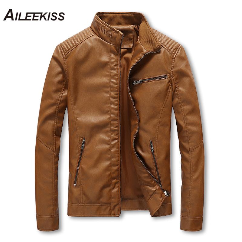 Autumn Winter Motorcycle Leather Jackets