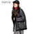 JAZZEVAR high fashion street women's PU leather jacket ca