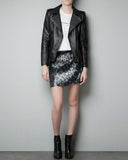 Fashion Autumn Winter Women Brand Faux Soft Leather Jackets