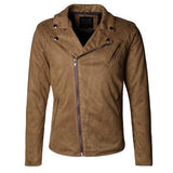 Men motorcycle bikers zipper jacket men