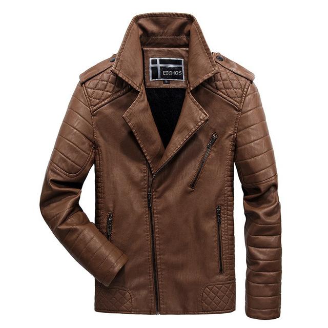 EICHOS Men's Faux Leather Jacket