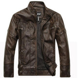 ZOEQO New arrive brand motorcycle leather jacket
