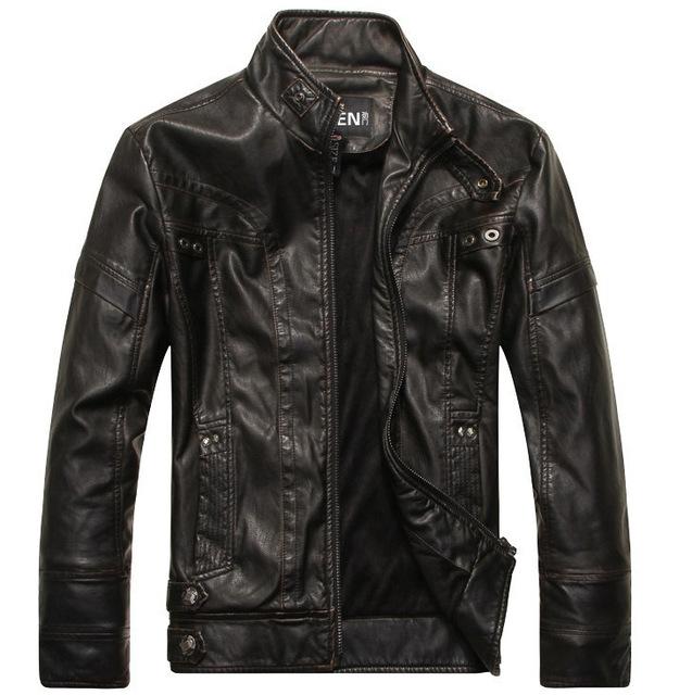 ZOEQO New arrive brand motorcycle leather jacket