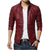 Autumn Soft Faux Leather Jackets Men