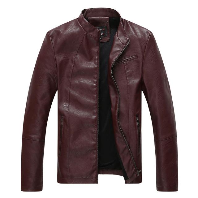 Abnkarwin New Arrival Leather Jackets Men