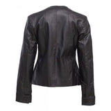 Timeless Black Women Designer Leather Jacket