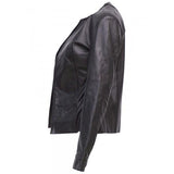 Timeless Black Women Designer Leather Jacket
