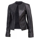 Timeless Black Women Designer Leather Jacket